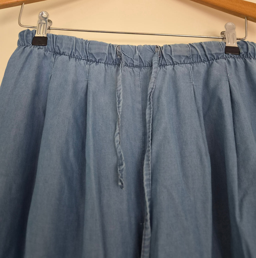 Nieuwe Trendy wijde jeanslook broek Mt M