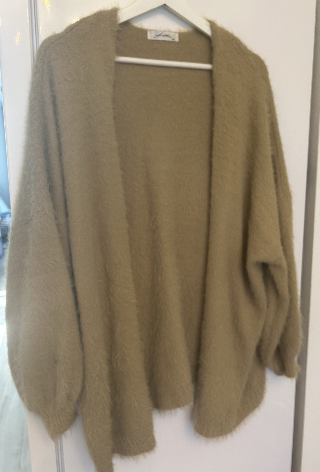 Middellang Vest Mt M/L Zandkleur/beige