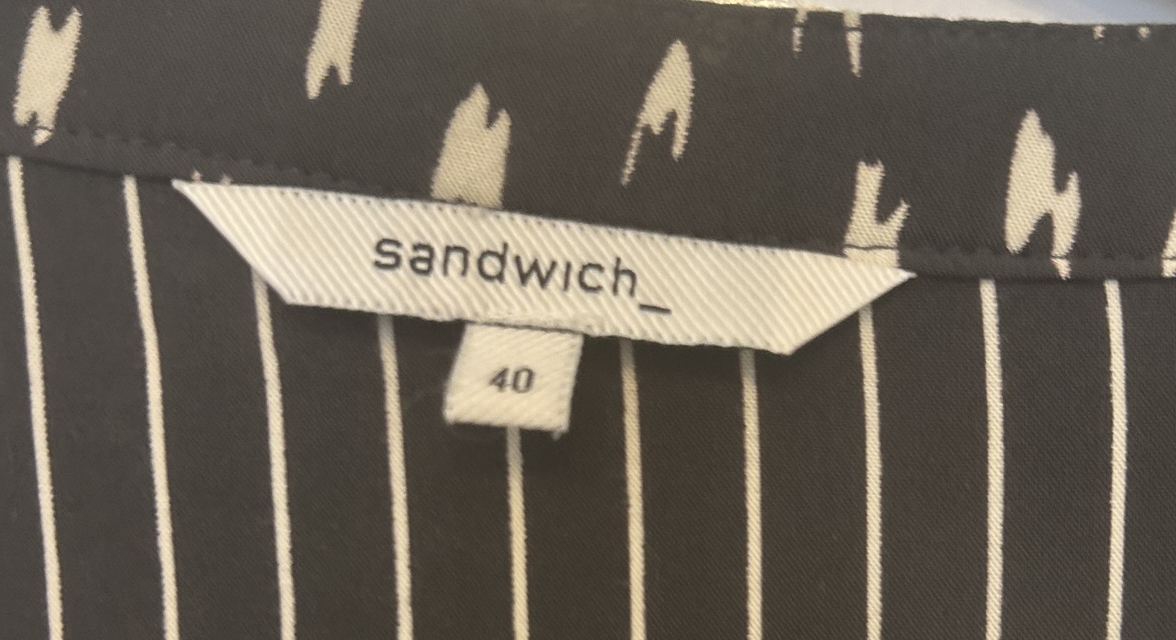 Halflange jurk met bijpassende riem van Sandwich mt 40