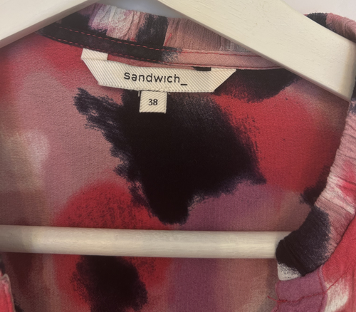 Fleurige lange jurk van Sandwich mt 38
